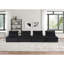 Canapé modulaire en velours confortable