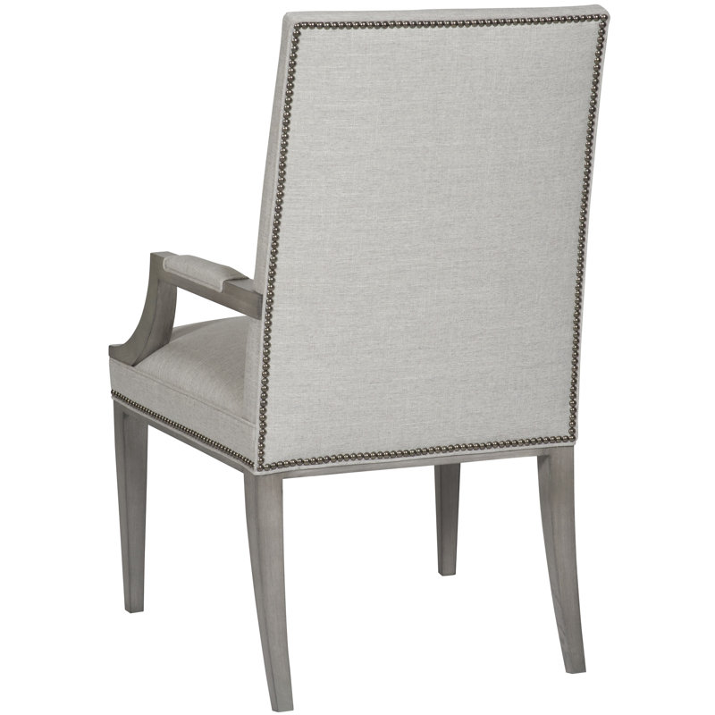 Hanover Button-Back Arm Chair, Polyester Blend Kramer Linen, Wrenn