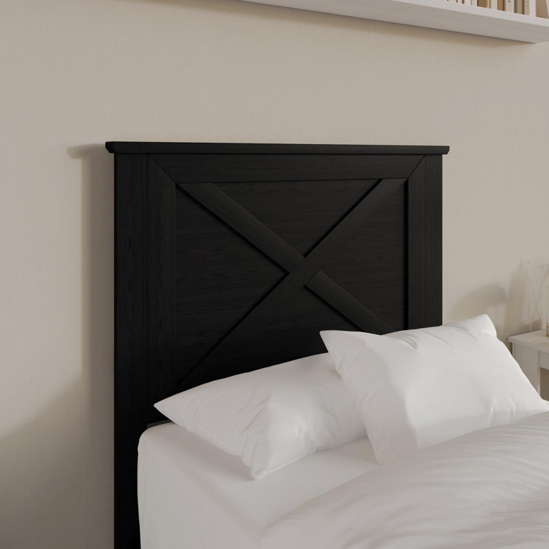 Raleigh Twin Headboard, Twin, Black