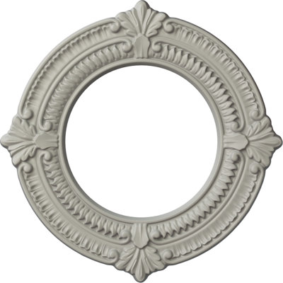 Médaillon de plafond H 11,125 po x l 11,125 po x P 0,625 po Benson