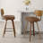 26" Swivel Upholstered Counter Height Bar Stool-1899799743