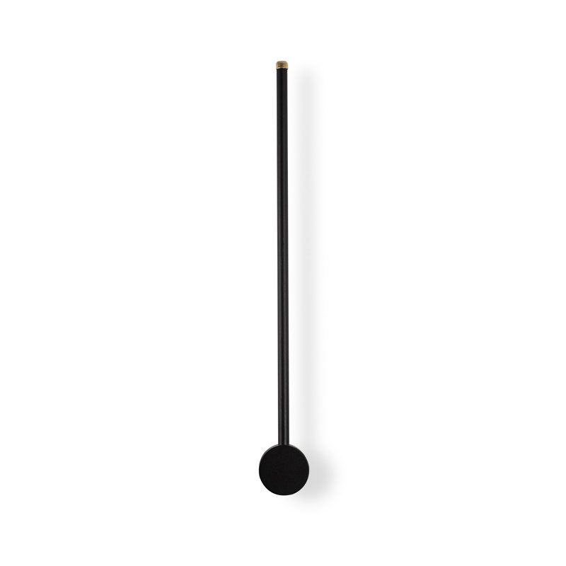 Modern Black Wall Lamp, Metal Body, 24.4 x 3.9 x 2.8 Inches | 8W SMD LED Socket, 3000K Warm Light | Durable Design with 7 cm Base Plate | Perfect for Contemporary Home Decor & Ambient Lighting
