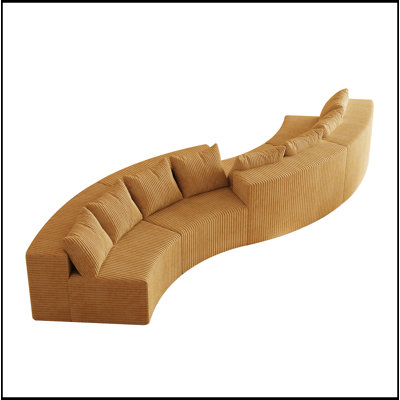 Canapé modulaire en mousse Corduroy