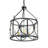 3 - Light Dimmable Drum Chandelier