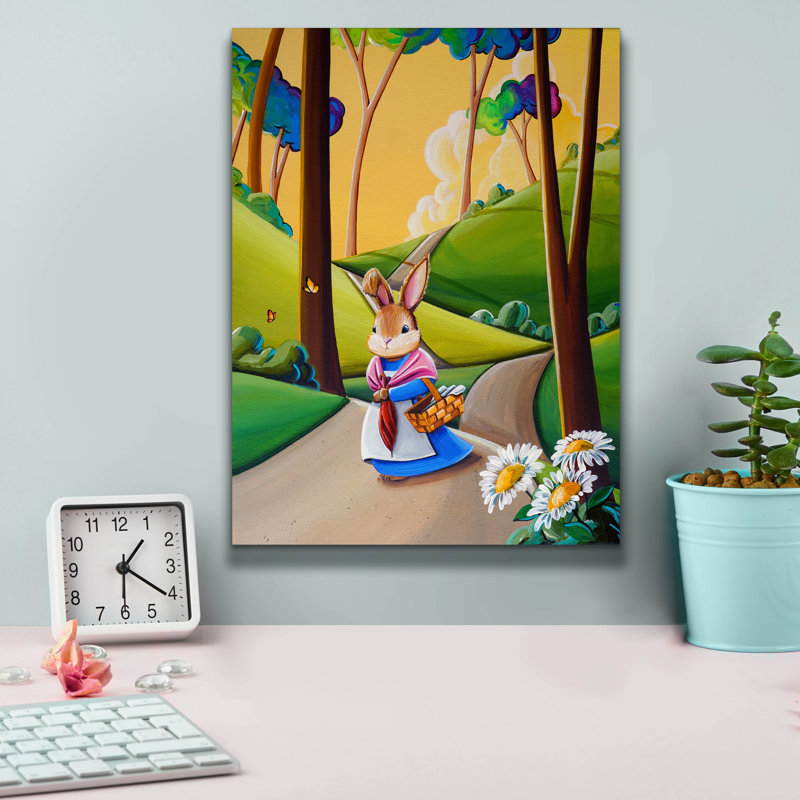 "Peter Rabbit 2" par Cindy Thornton, H 16 po x l 12 po x P 0,75 po