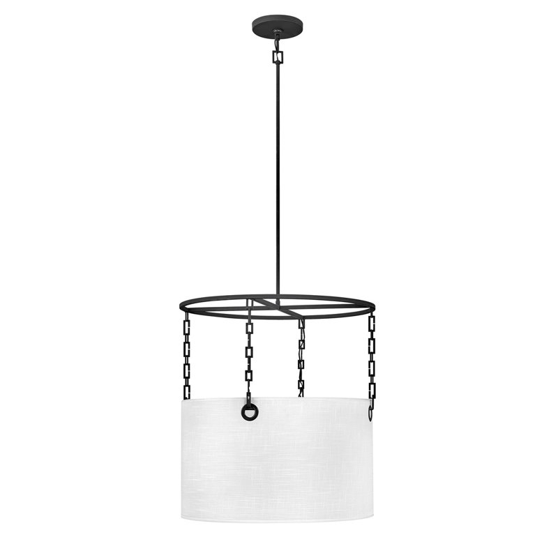 Lustre tambour à 4 lumières Tribeca