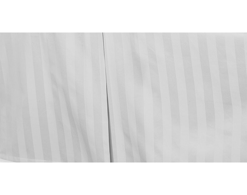 Wamsutta Pleated Bed Skirt, California King, White