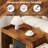 Modern Side Table with Wheels-235845873
