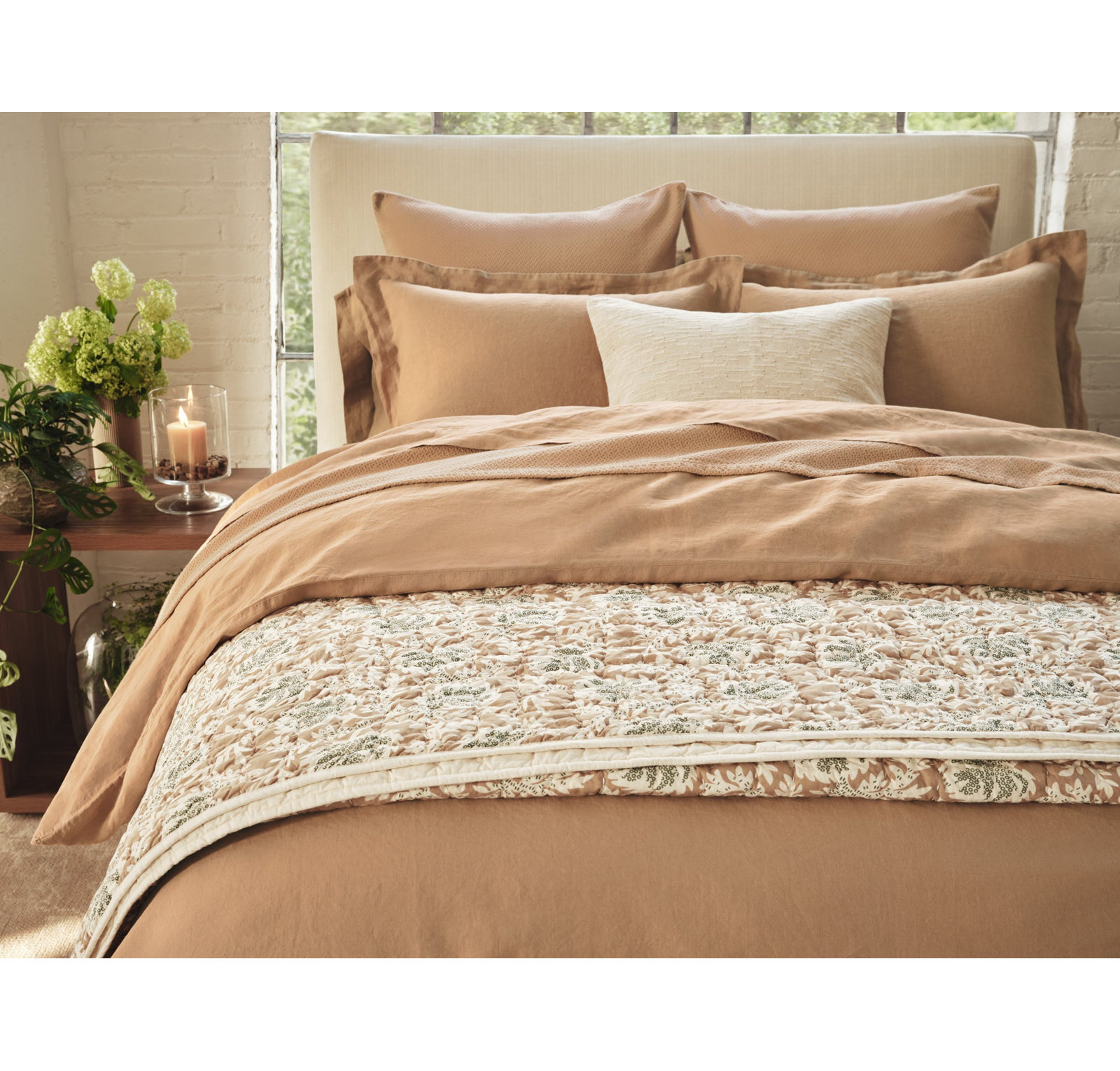 Organic Relaxed Linen Linen Duvet Cover, King/Cal King Duvet Cover, Doe