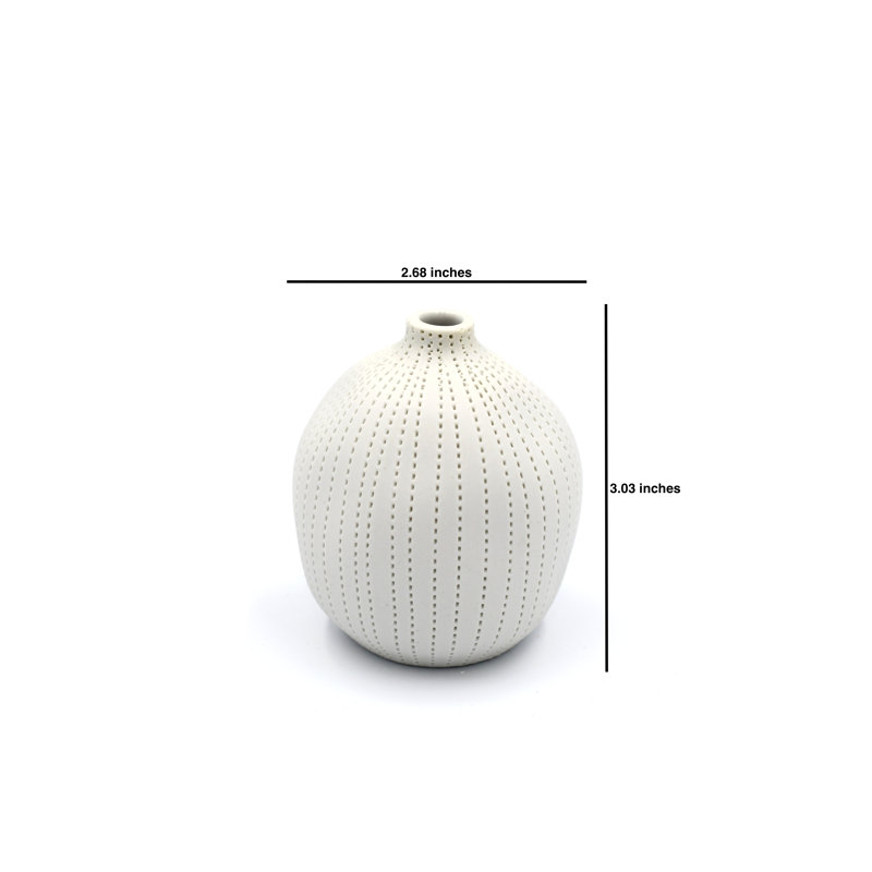 Vase de table Almire, Blanc