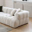 Coussin modulaire blanc 100% polyester 101,57 po-129578959