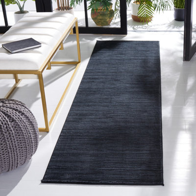 Tapis noir Aurya