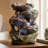 Cascading Caves Rustic Tabletop Fountain with LEDs