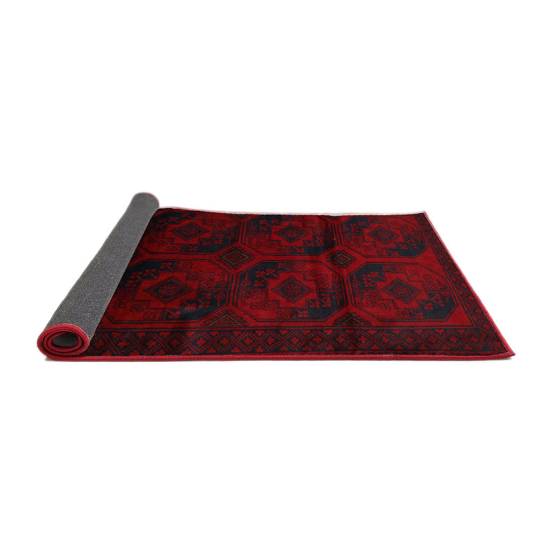Tapis rouge à motif sud-ouest, Rond 6 pi