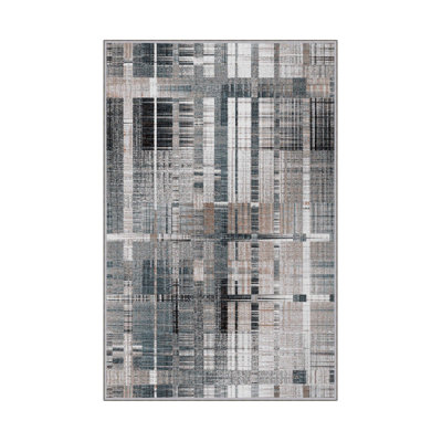 Premium Hall Carpet (3.3 x 6.6 ft), 100% Polyester, 0.4 in Pile Height | Antibacterial, Non-Slip PVC Dot Underside | Machine Washable, 3D Digital Printing | Ideal for Living Room, Bedroom, and Entryway Decor