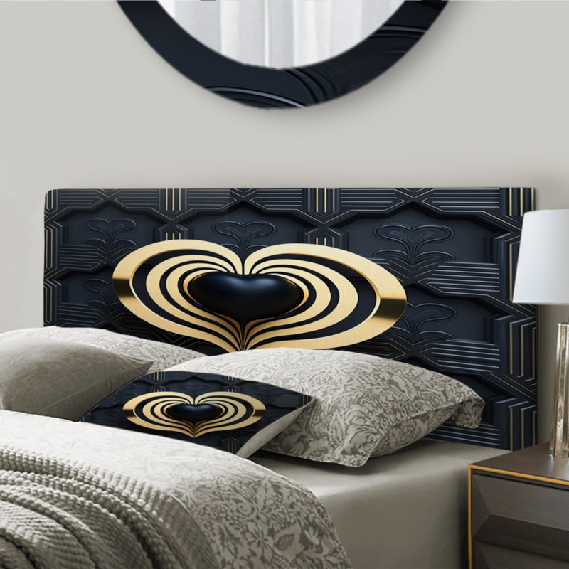 Lindenwold - Romantic Abstract Upholstery Panel Headboard, Grand
