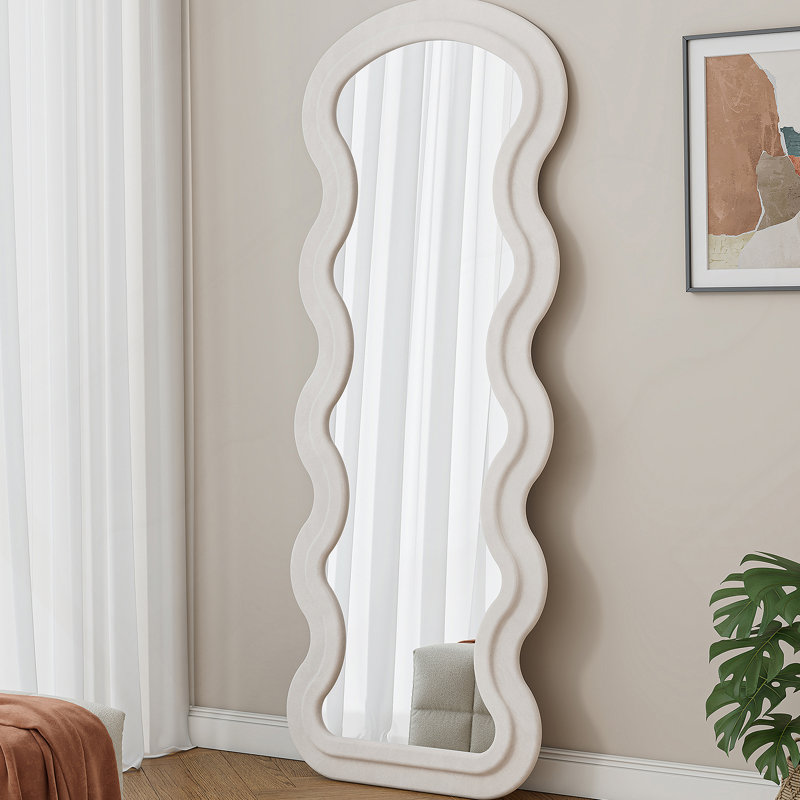 Miroir blanc crème, Blanc, crème
