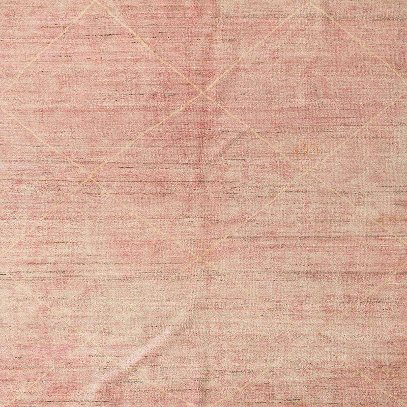 Tapis abstrait moderne 5235, Carré 6 pi