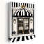 «Paris Holiday Storefront II Classic Elegant Geometric Architecture Plant», reproduction d'art murale-647923406