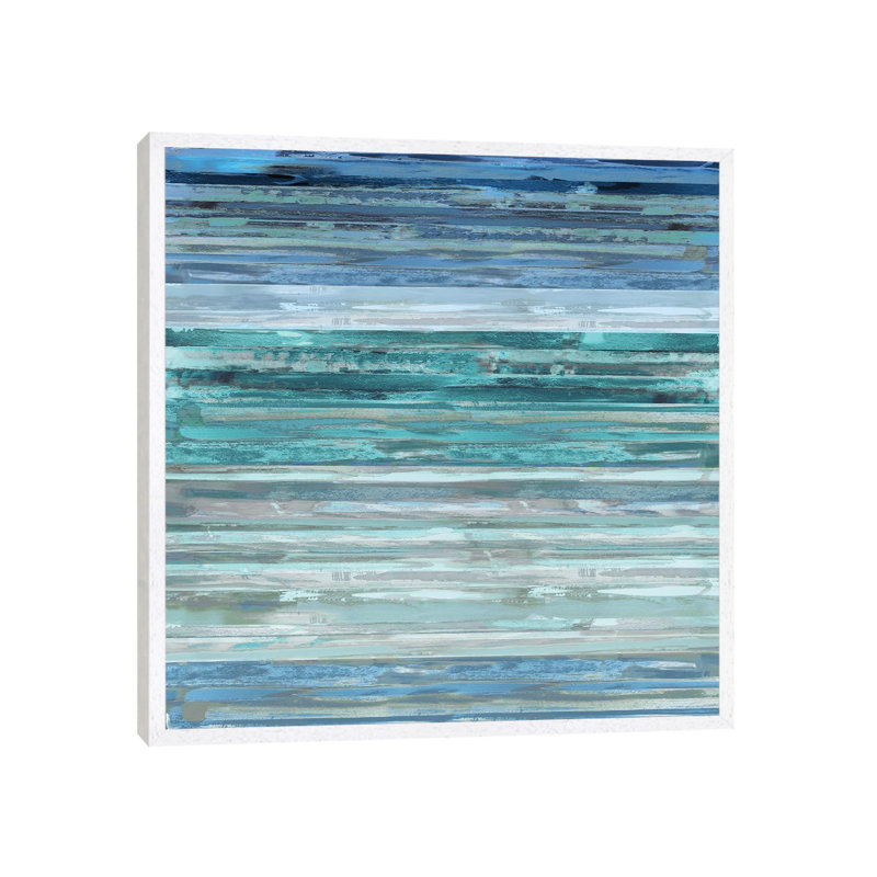 Matt Shields - Print on Canvas, 45.72 cm H x 45.72 cm W, White Floater Framed