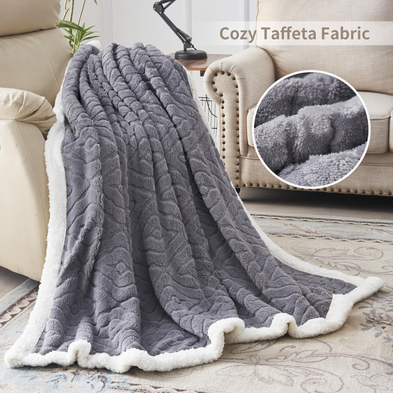 Sherpa Pet Blanket, Grey