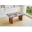 Table de salle à manger en MDF pour 6 ou 8 personnes, rectangulaire L 70,8 po x l 35,4 po x H 29,8 po