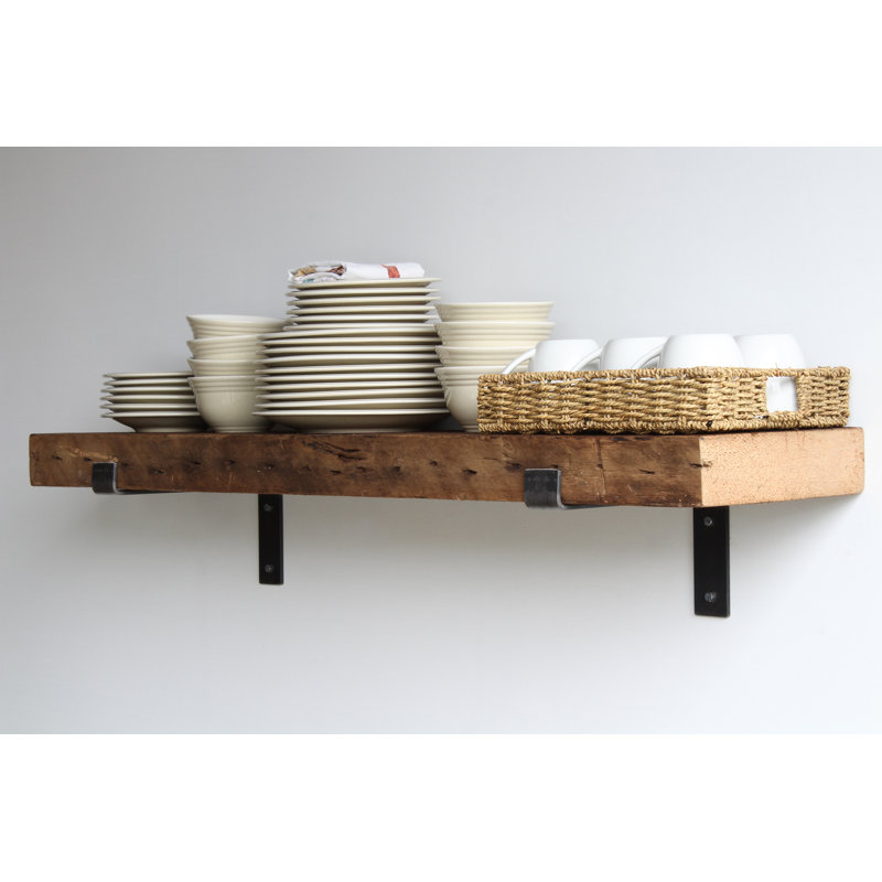 Kylee 2 Piece Bracket Shelf, 3" H x 24" W x 11" D