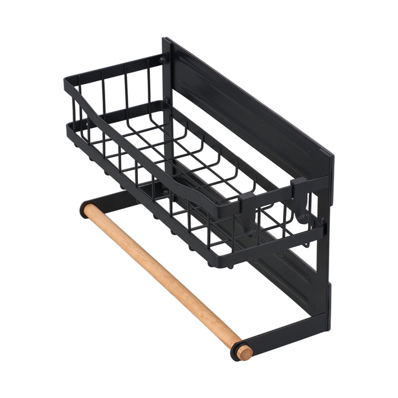Freestanding Spice Rack, Black