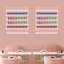 Ensemble de 2 supports muraux pour vernis à ongles en acrylique transparent