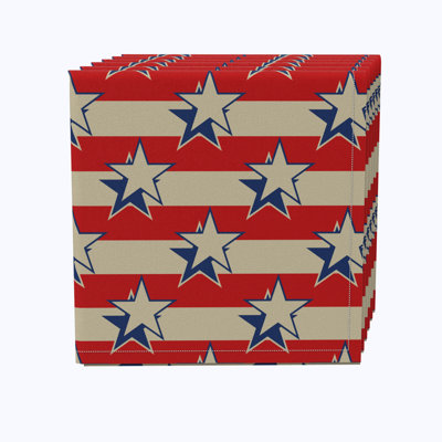 100% Cotton Striped Square Napkin