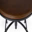 Clyde Leather 25" Adjustable Bar Stool-839570719
