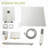 Shower System With Waterfall Tub Spout,12 Inch Wall Mounted Square Shower System With Rough-In Valve-113480786
