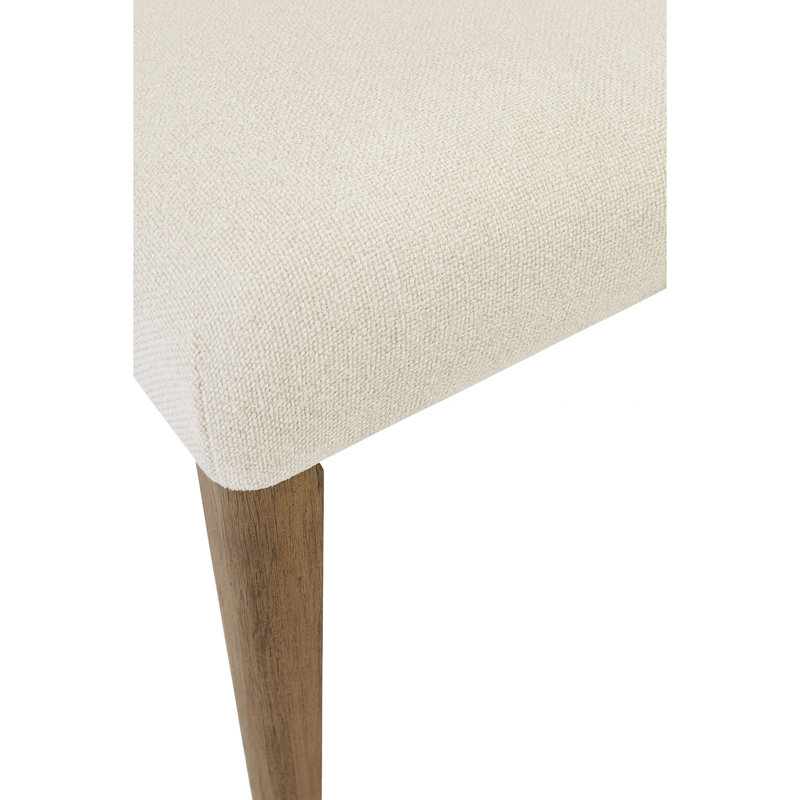 Chaise rembourrée Arch (ensemble de 2), Beige