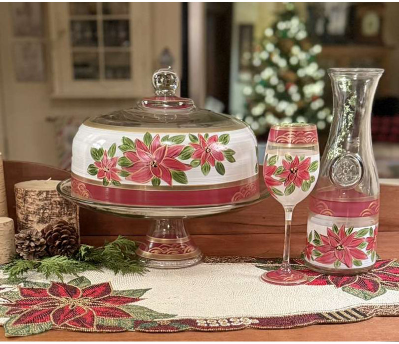 Carafe Poinsettia