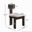 Ensemble de 2 chaises de salle à manger rembourrées en tissu-21968-21970