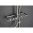 Showerspas Shower System, With 10" Rain Showerhead, 4-Function Hand Shower, Adjustable Slide Bar And Soap Dish