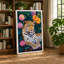 Leopard Among Flowers Boho - Print-136782184-136782186