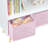 Kids bookcase with Collapsible Fabric Drawers Children's Book Display Toy Storage Cabinet Organizer-1198169592