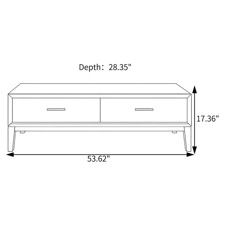 Table basse de style simple