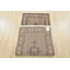 Tapis de couloir blanc en laine des années 1990 2 pi 7 po x 6 pi 5 po Dheny