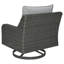 Erdita Swivel Wicker Outdoor Lounge Chair