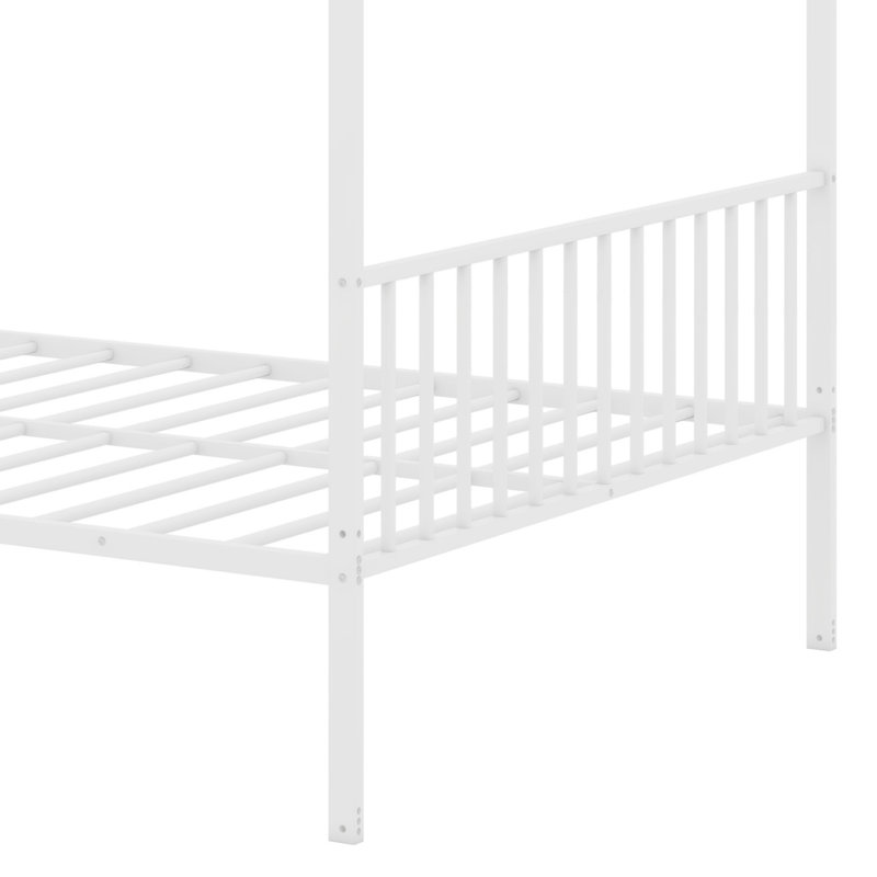 Lit sur pied Montessori, Double, Blanc