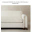 Chaise longue de style nordique en bois massif blanc et velours pour la chambre et le salon-130483353