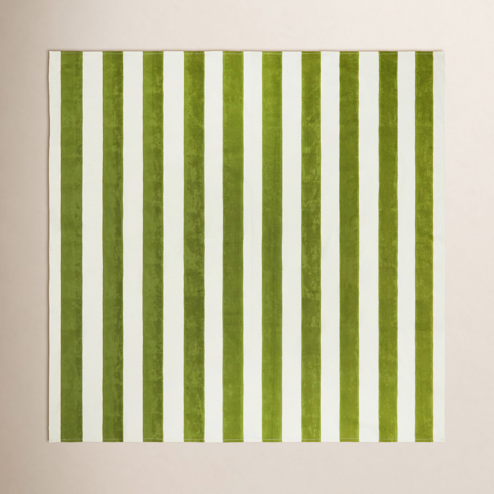 Brezhane Striped Independence Day Tablecloth, 59" Square, Vert