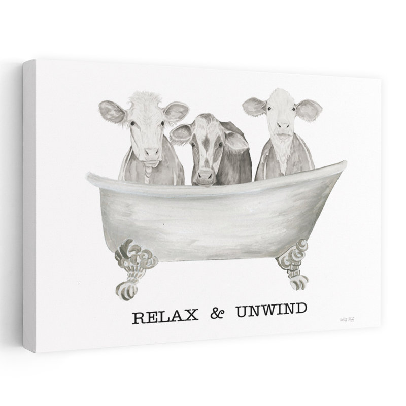 Vaches fantaisistes, art contemporain de vache, H 16 po x l 24 po