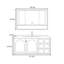 Light luxury simple cream style bathroom cabinet