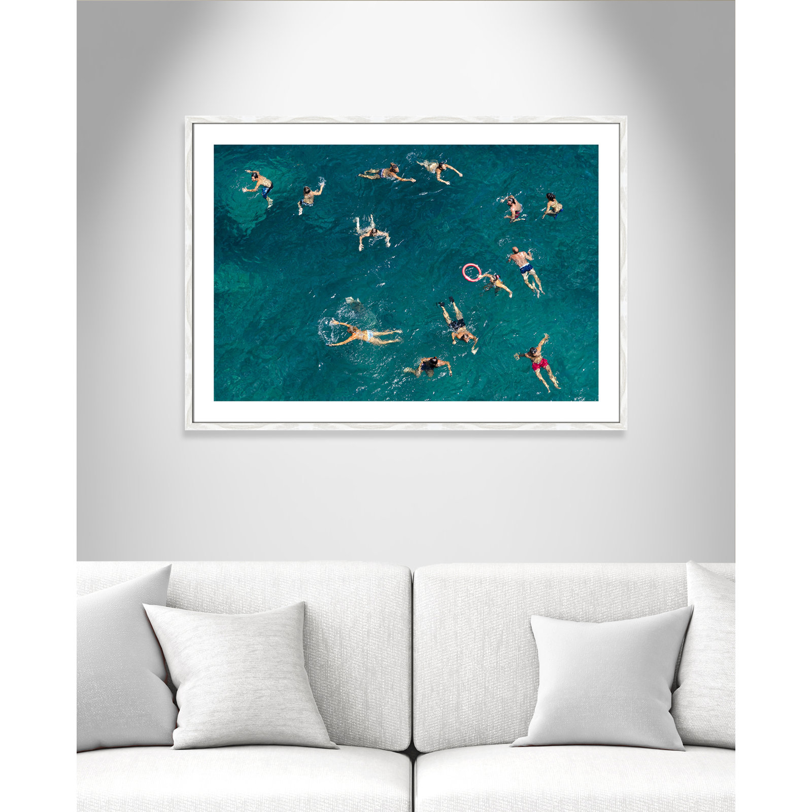 Tonti - Photograph Print, White Wood Framed Paper, 29.5" H x 41.5" W x 0.75" D