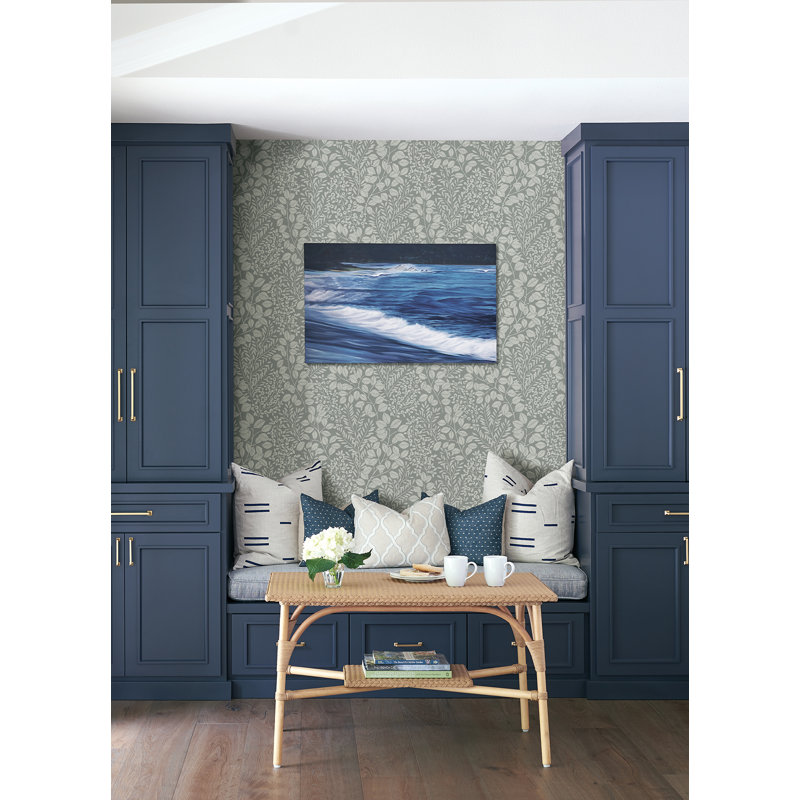 Rouleau de papier peint L 33 pi x l 20,9 po Fern, Vert