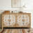 60"Wood Accent Cabinet with 4 Doors