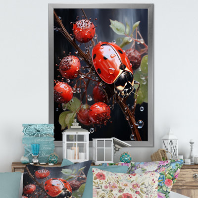 «Ethereal Lady Bug Encounter», reproduction d'art sur toile